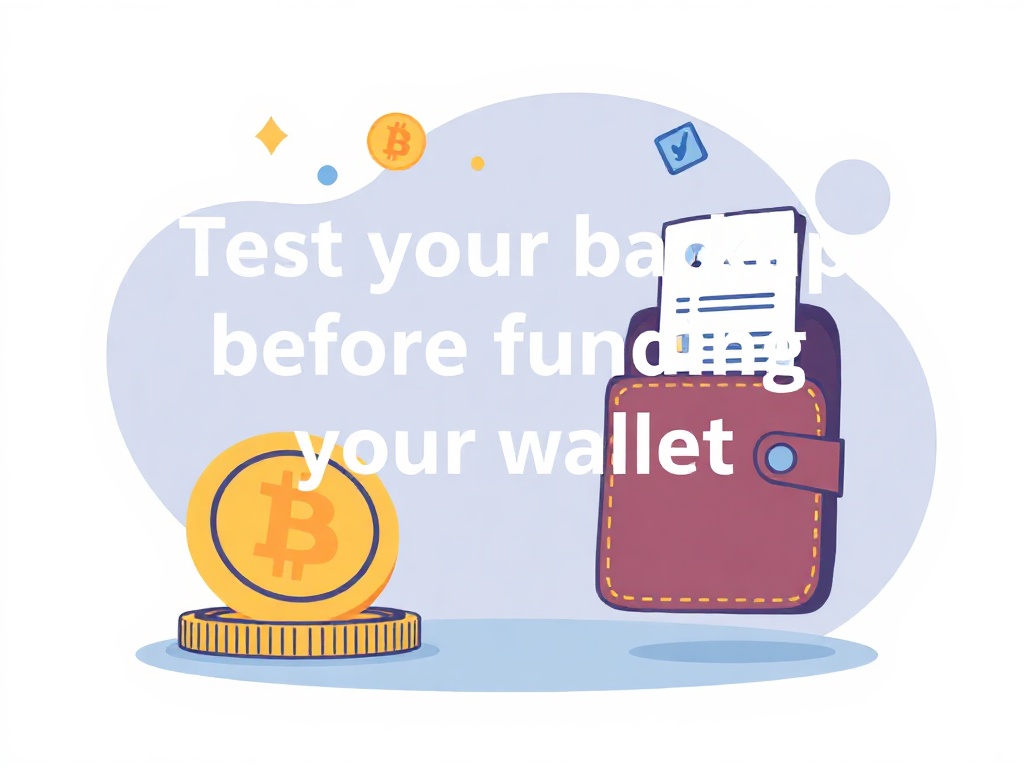 Test Your Backup Before Funding a Wallet: A Critical Step for BTCMixer Users